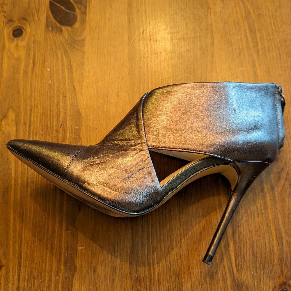 Zara metallic high heeled shoe   Size 37 (6.5)